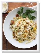 Turkey Spaghetti with Lemon Gremolata